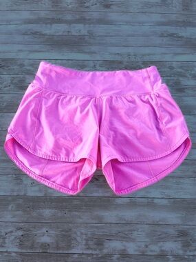 Lululemon Speed Up Short W4 Tall Mid Rise - Rare Hot Pink